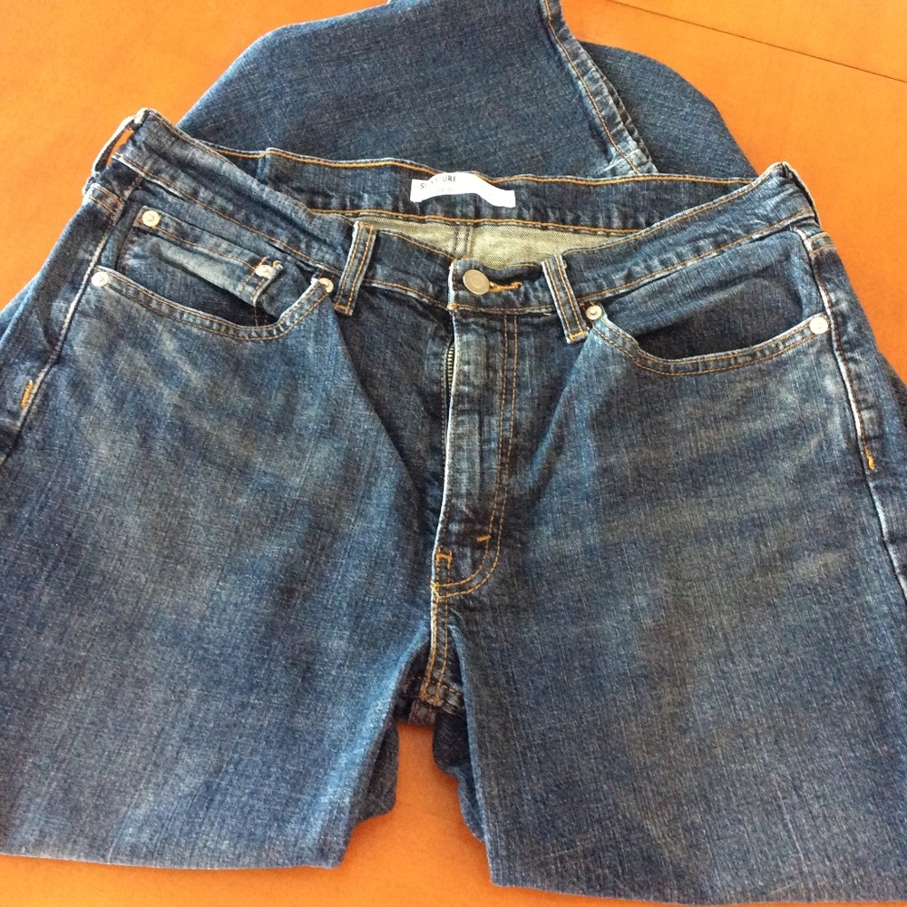 Men’s Levi Strauss Signature Blue Jeans, Size 33W x 34L